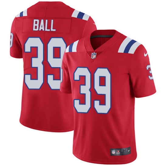 Youth Nike New England Patriots #39 Montee Ball Red Alternate Vapor Untouchable Limited Player NFL Jersey - Ujersey