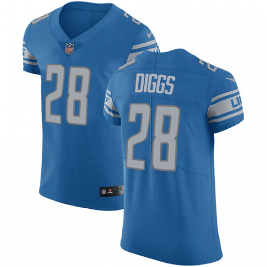 Men's Nike Detroit Lions #28 Quandre Diggs Light Blue Team Color Vapor Untouchable Elite Player NFL Jersey - Ujersey