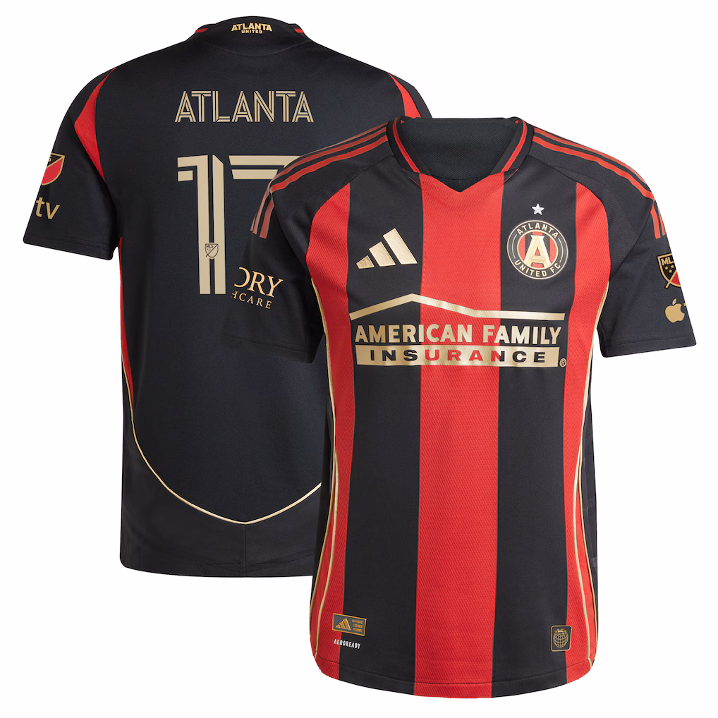 Men's Atlanta United FC #17 adidas Black 2025 The Connector Authentic Jersey - Ujersey NHL