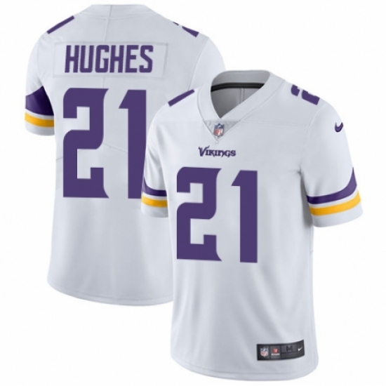 Youth Nike Minnesota Vikings #21 Mike Hughes White Vapor Untouchable Limited Player NFL Jersey - Ujersey