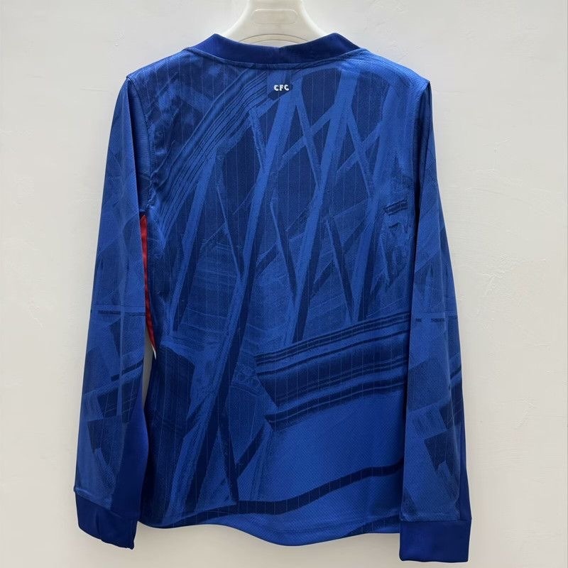 Chelsea Football Jersey Home Long Sleeve Custom Shirt 2025/26