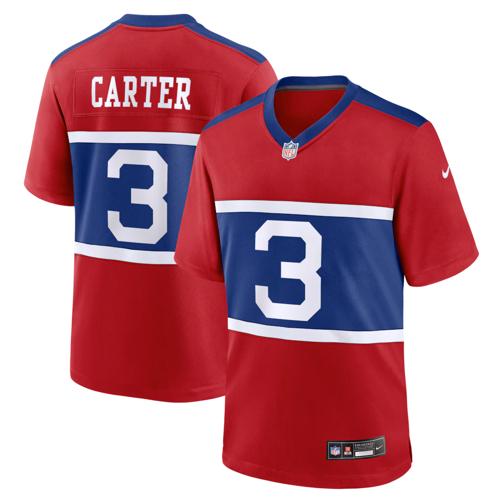 Men's New York Giants Nike Red Alternate Game Jersey - U-jersey