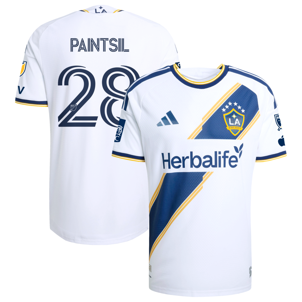 Men's LA Galaxy Joseph Paintsil adidas White 2026 The VeloCITY Kit On-Field Authentic Patch Jersey - Ujersey