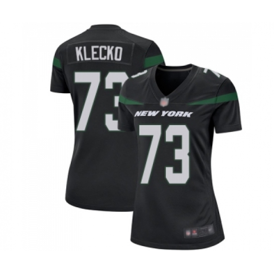 Women's New York Jets #73 Joe Klecko Game Black Alternate Football Jersey - Ujersey