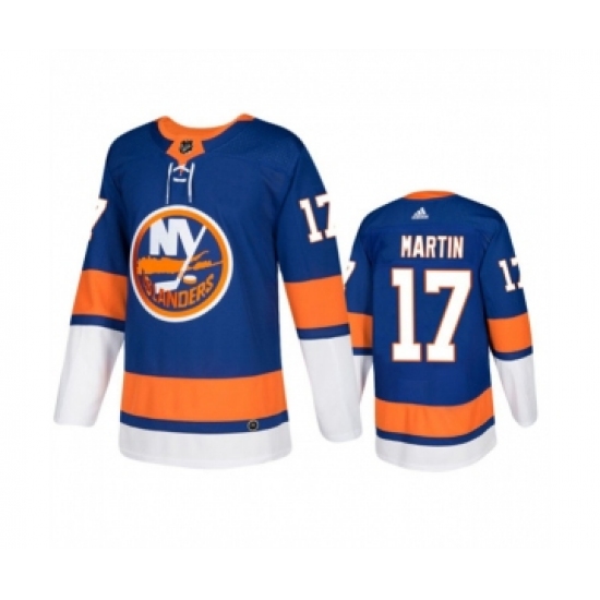 Men's New York Islanders #17 Matt Martin Royal Stitched Jersey - Ujersey