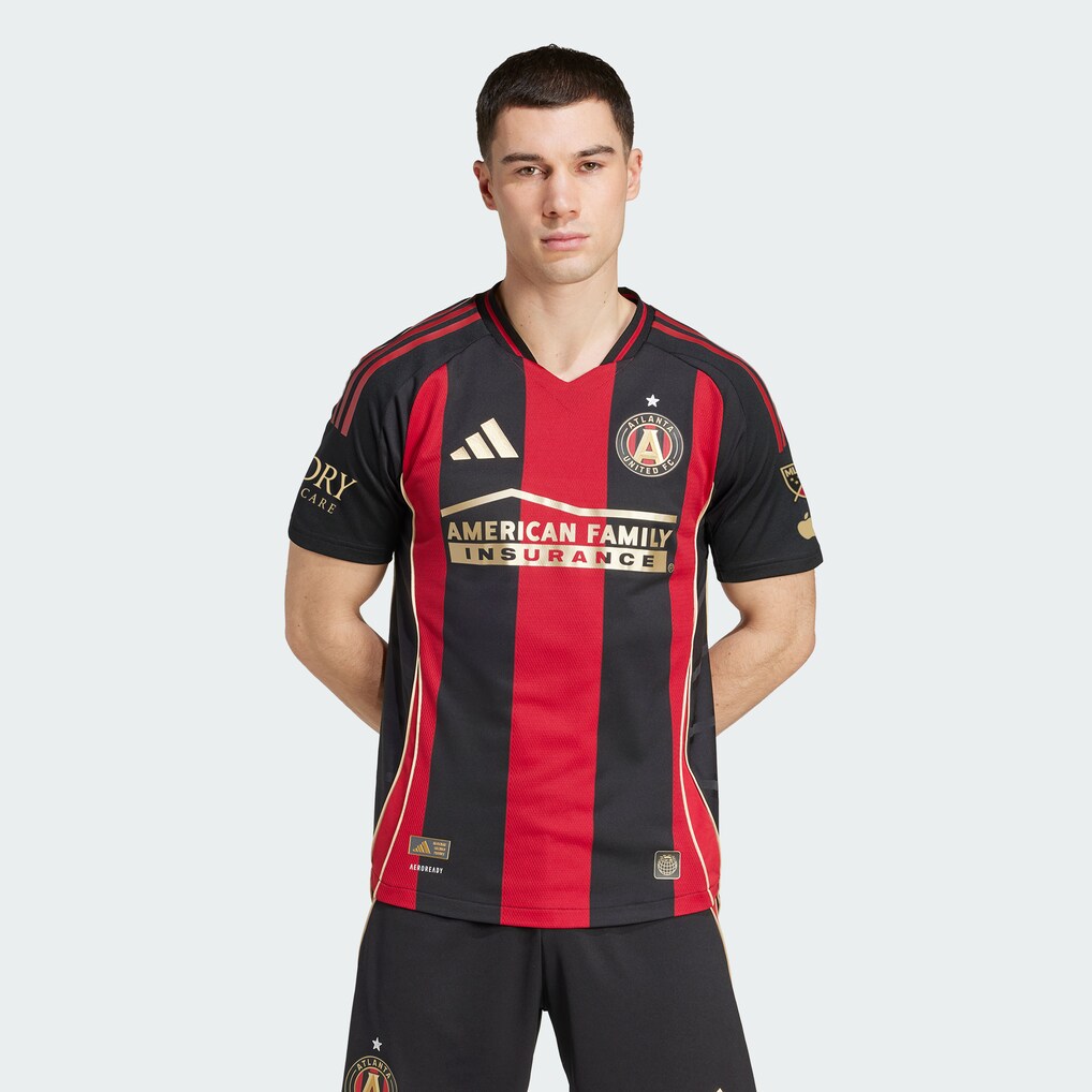 Men's Atlanta United FC adidas Black 2025 The Connector Authentic Jersey - Ujersey
