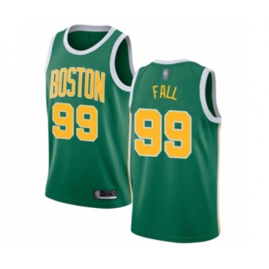 Men's Boston Celtics #99 Tacko Fall Green Swingman Jersey - Earned Edition - Ujersey