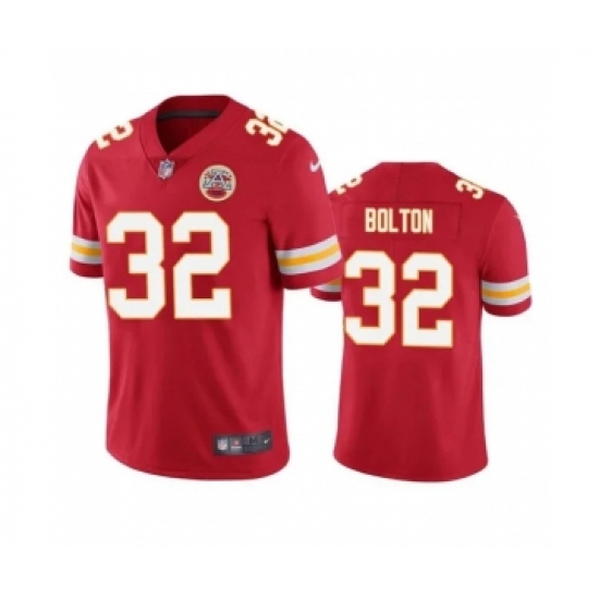 Men's Kansas City Chiefs #32 Nick Bolton Red Vapor Untouchable Limited Stitched NFL Jersey - Ujersey