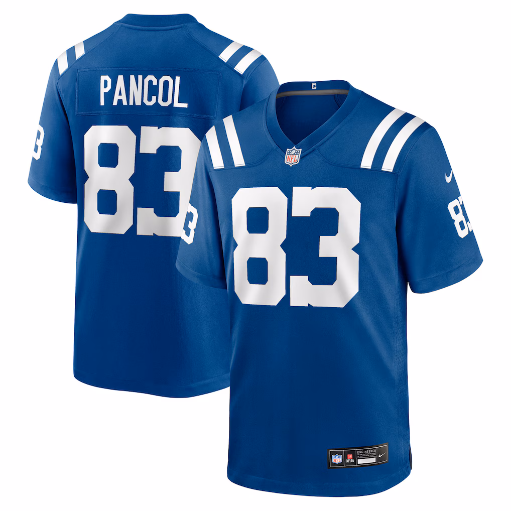Men's Indianapolis Colts Eli Pancol Nike Royal Team Game Jersey
