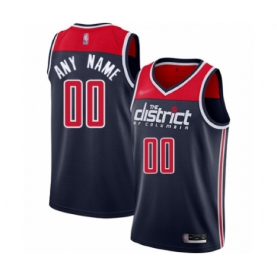 Women's Washington Wizards Customized Swingman Navy Blue Finished Basketball Jersey - Statement Edition - Ujersey