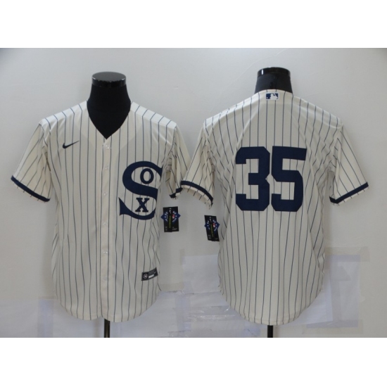 Men's Chicago White Sox #35 Frank Thomas Cream 2021 Field of Dreams Jersey - Ujersey