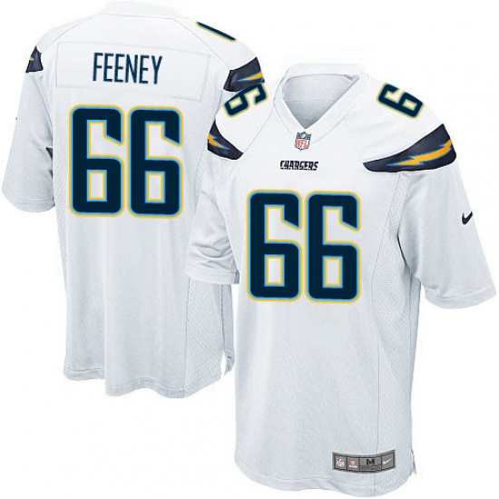 Men's Nike Los Angeles Chargers #66 Dan Feeney Game White NFL Jersey - Ujersey