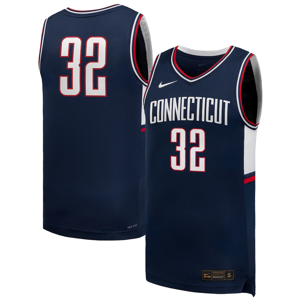 Men's Nike #32 Navy UConn Huskies Retro Replica Jersey - Ujersey Shop