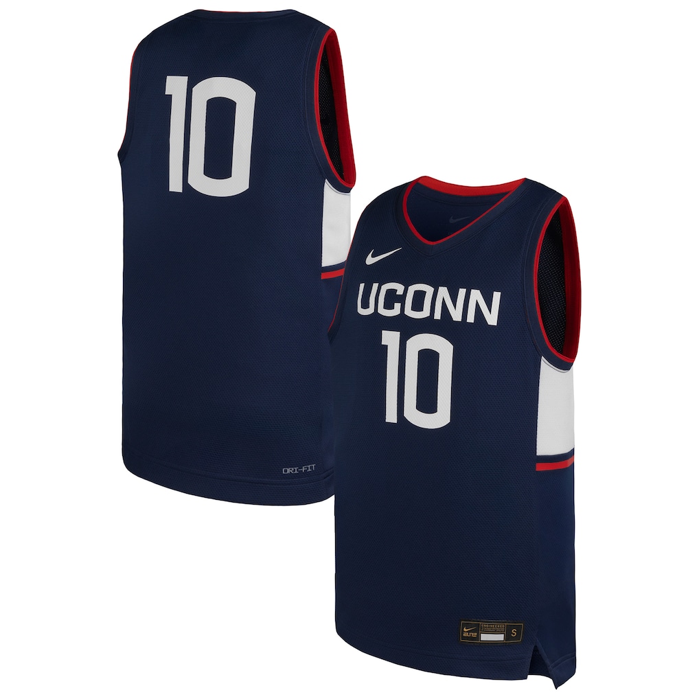 Youth Jordan Brand #10 Navy UConn Huskies Replica Basketball Jersey