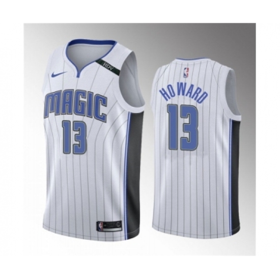 Men's Orlando Magic #13 Jett Howard White 2023 Draft Icon Edition Stitched Basketball Jersey - Ujersey