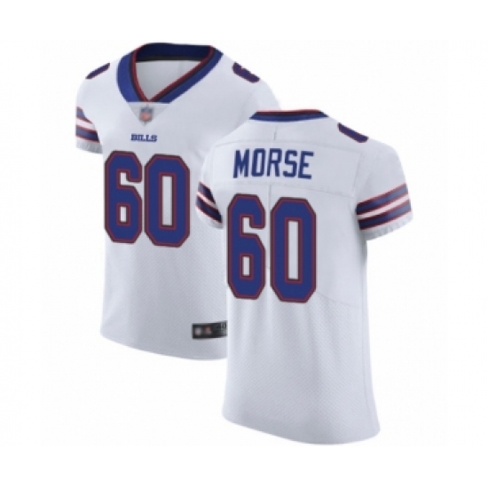Men's Buffalo Bills #60 Mitch Morse White Vapor Untouchable Elite Player Football Jersey - Ujersey