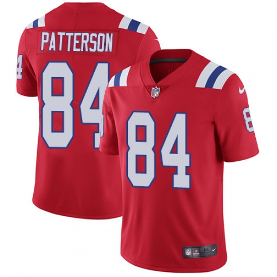 Youth Nike New England Patriots #84 Cordarrelle Patterson Red Alternate Vapor Untouchable Limited Player NFL Jersey - Ujersey