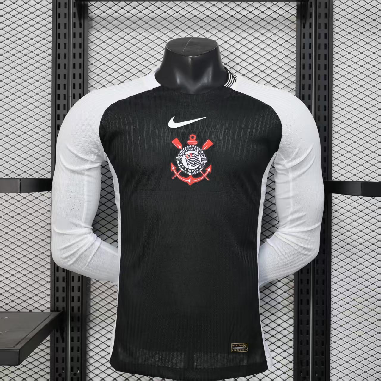 Corinthians Soccer Jersey Away Long Sleeve Shirt 2025 - Ujersey NHL