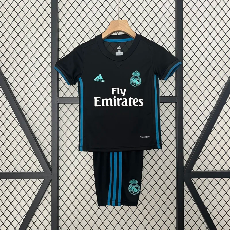Real Madrid Retro Jersey Away Kids Kit Jersey+Shorts 2017/18 - Ujersey NHL