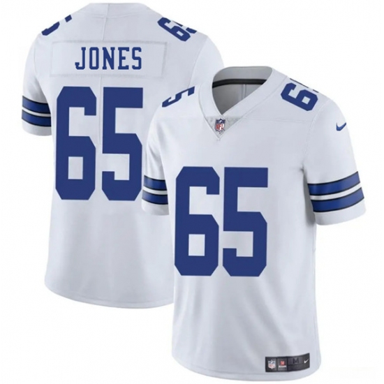 Men's Dallas Cowboys #65 Robert Jones White 2025 Vapor Untouchable Limited Football Stitched Jersey - Ujersey