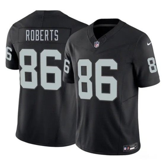 Men's Las Vegas Raiders #86 Chase Roberts Black 2026 Draft F.U.S.E. Vapor Untouchable Limited Football Stitched Jersey