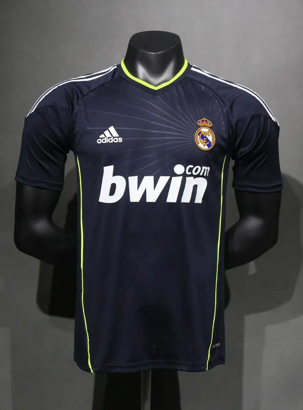 Real Madrid Retro Jersey Away Soccer Shirt 2010/11