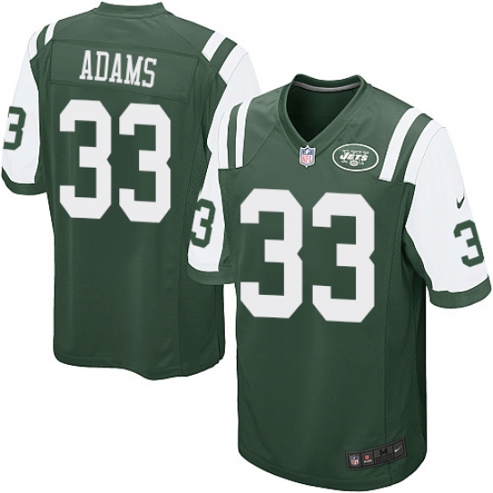Men's Nike New York Jets #33 Jamal Adams Game Green Team Color NFL Jersey - Ujersey