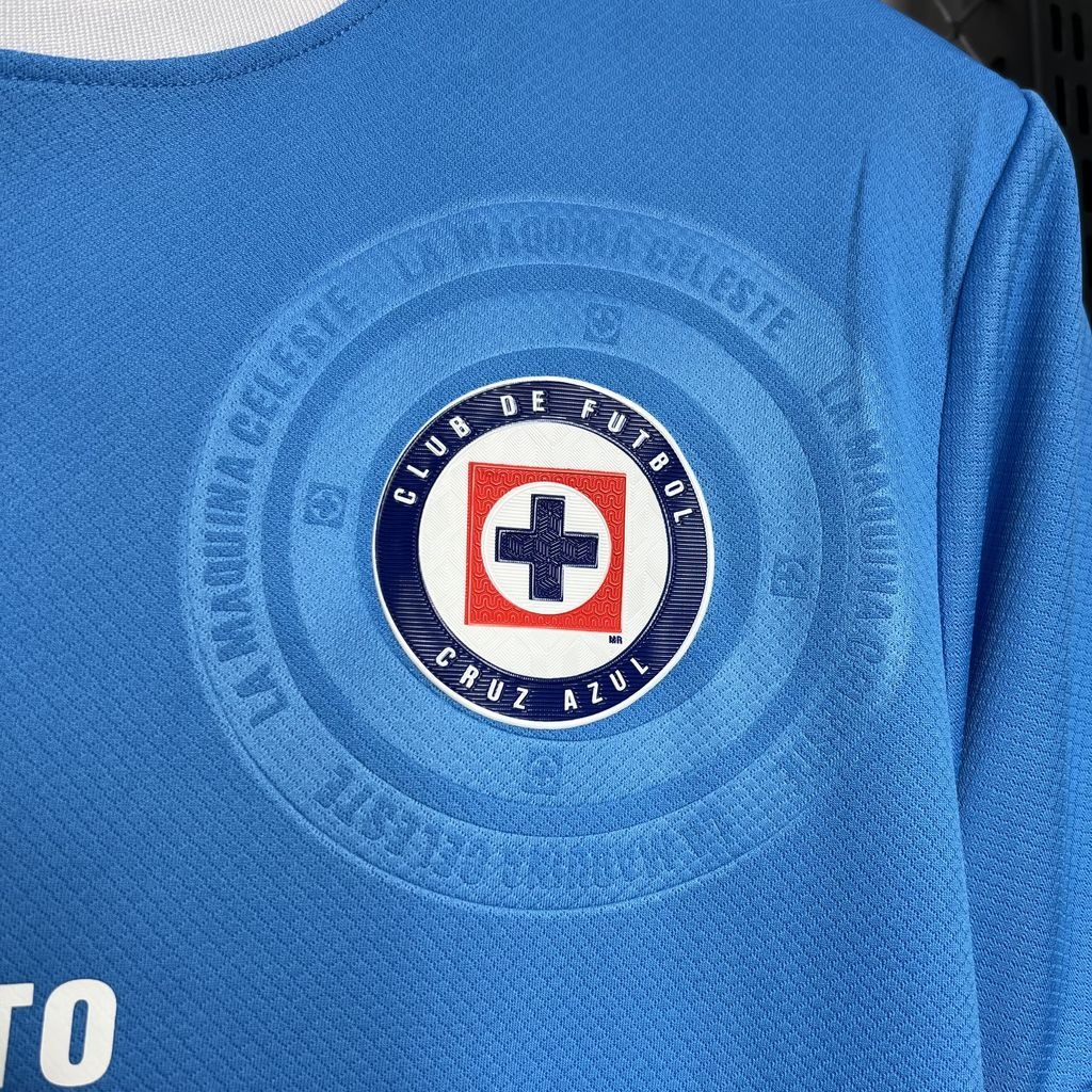 Cruz Azul Soccer Jersey Home Custom Shirt 2024/25 - ujerseystore
