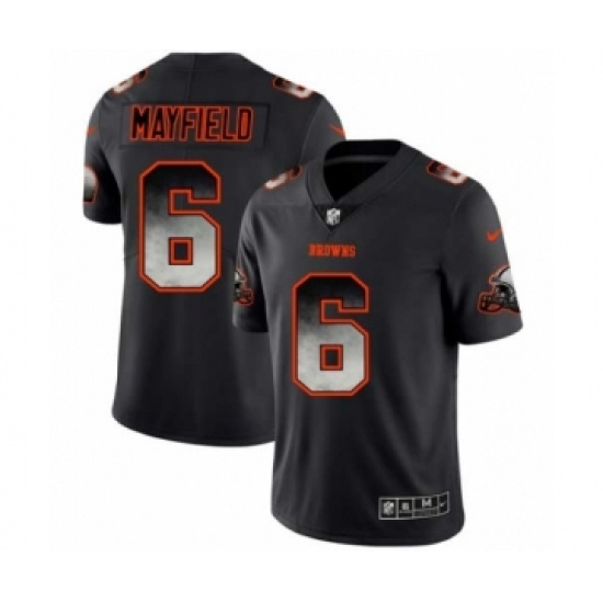 Men Minnesota Vikings #19 Adam Thielen Black Smoke Fashion Limited Jersey - Ujersey