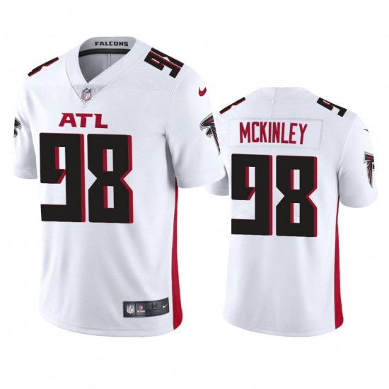 Nike Atlanta Falcons #98 Takkarist Mckinley Men's White 2020 Vapor Untouchable Limited NFL Jersey - Ujersey