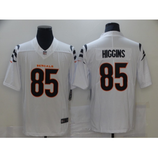 Men's Cincinnati Bengals #85 Tee Higgins Nike White Vapor Limited Jersey - Ujersey