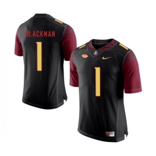 Florida State Seminoles 1 James Blackman Black College Football Jersey - Ujersey