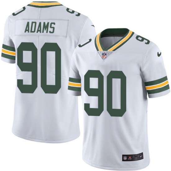 Youth Nike Green Bay Packers #90 Montravius Adams White Vapor Untouchable Limited Player NFL Jersey - Ujersey