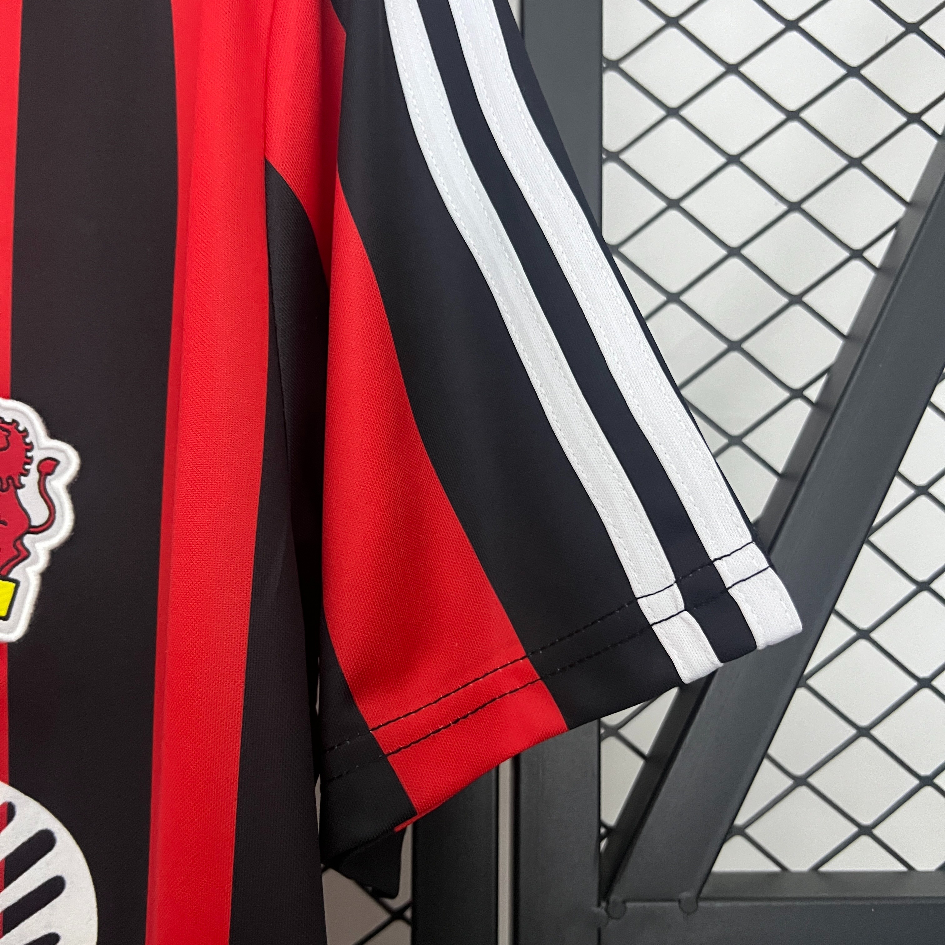 Bayer 04 Leverkusen Retro Soccer Jersey Home Custom Shirt 2001/02 - Ujersey Shop