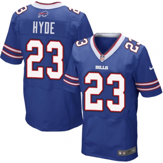 Men's Nike Buffalo Bills #23 Micah Hyde Elite Royal Blue Team Color NFL Jersey - Ujersey