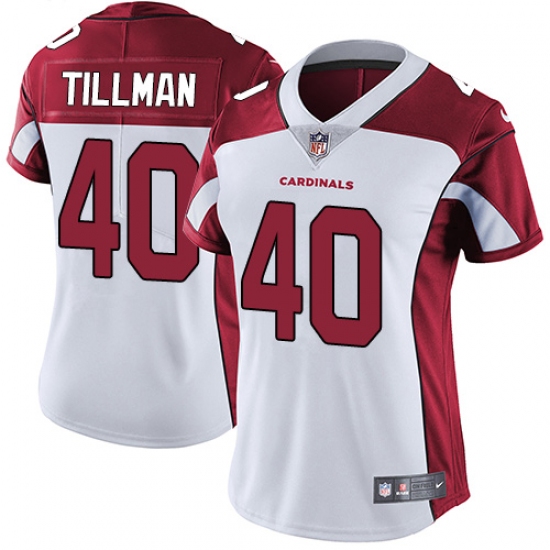 Women's Nike Arizona Cardinals #40 Pat Tillman White Vapor Untouchable Limited Player NFL Jersey - Ujersey