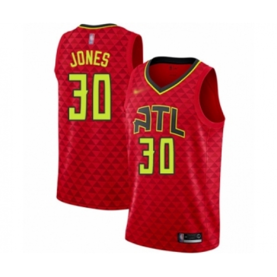 Youth Atlanta Hawks #30 Damian Jones Swingman Red Basketball Jersey Statement Edition - Ujersey