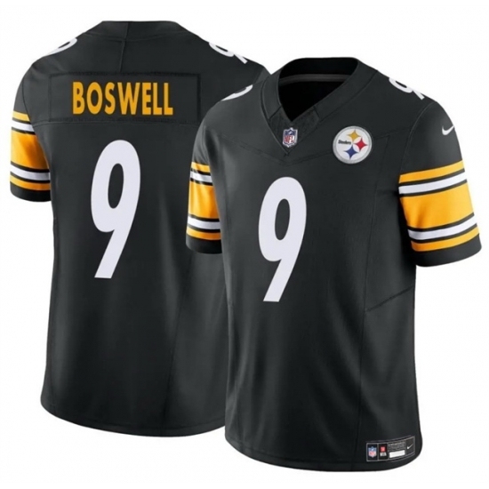 Men's Pittsburgh Steelers #9 Chris Boswell Black 2024 F U S E Vapor Untouchable Limited Stitched Jersey - Ujersey