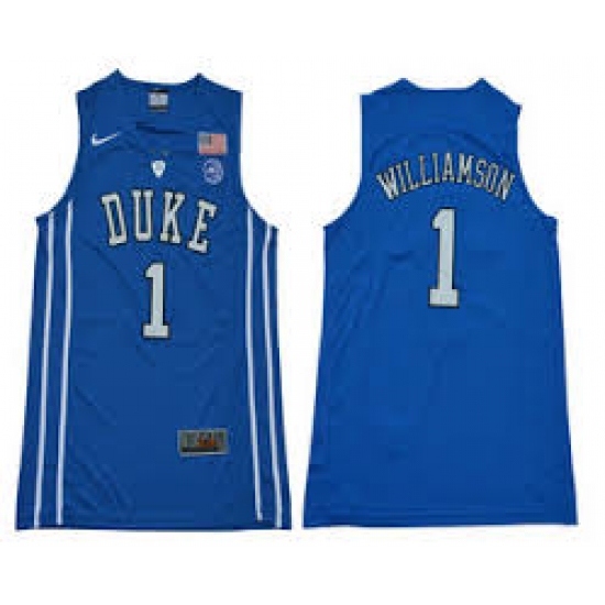 Duke Blue Devils #1 Zion Williamson Royal Blue Basketball Elite Stitched NCAA Jersey - Ujersey