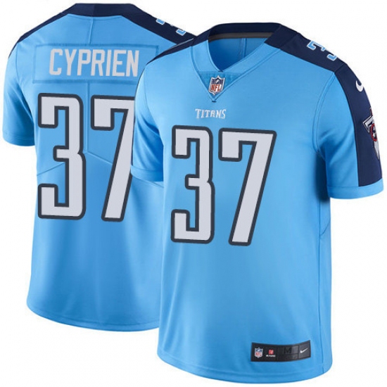 Youth Nike Tennessee Titans #37 Johnathan Cyprien Light Blue Team Color Vapor Untouchable Limited Player NFL Jersey - Ujersey