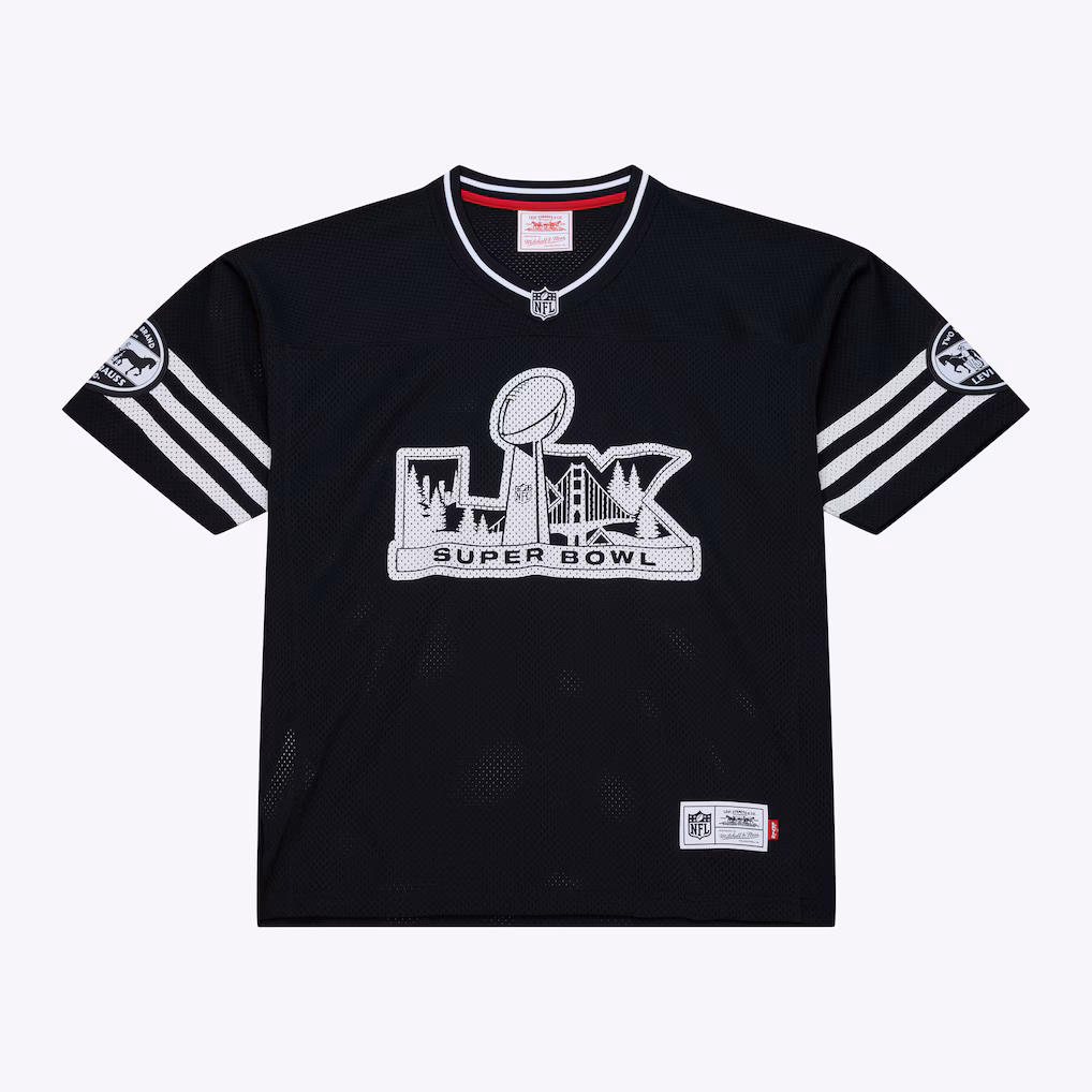 Unisex Super Bowl LX Mitchell & Ness x Levi's Black Legacy Jersey