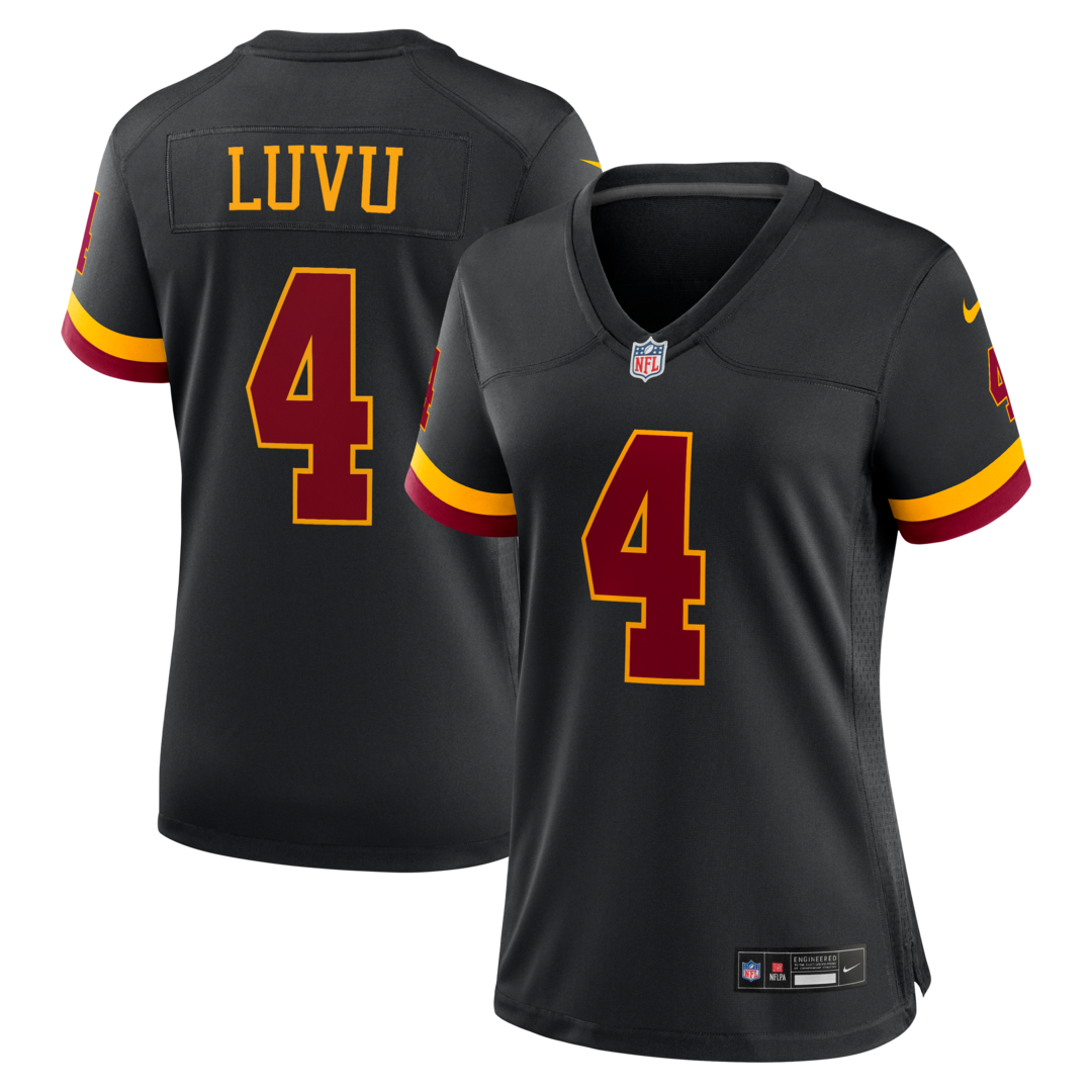 Women's Washington Commanders Frankie Luvu Nike Black Hail Raiser Alternate Game Jersey