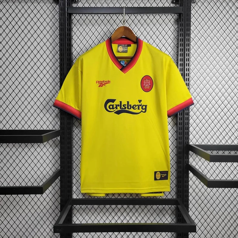 Liverpool Retro Football Jersey Away Custom Shirt 1997-99 - ujerseystore