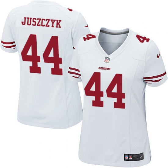 Women's Nike San Francisco 49ers #44 Kyle Juszczyk Game White NFL Jersey - Ujersey
