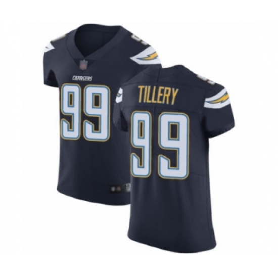 Men's Los Angeles Chargers #99 Jerry Tillery Navy Blue Team Color Vapor Untouchable Elite Player Football Jersey - Ujersey