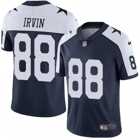 Youth Nike Dallas Cowboys #88 Michael Irvin Navy Blue Throwback Alternate Vapor Untouchable Limited Player NFL Jersey - Ujersey