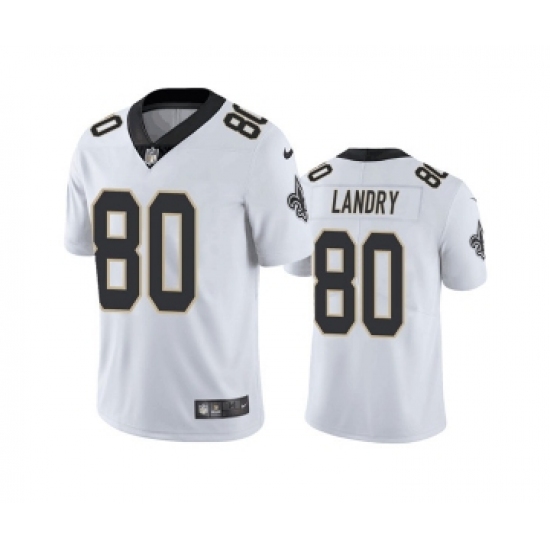 Men's New Orleans Saints #80 Jarvis Landry White Limited Stitched Jersey - Ujersey