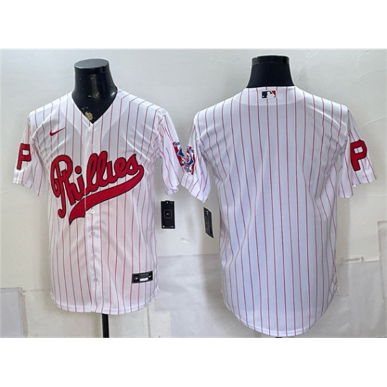 Men's Philadelphia Phillies Blank White 2026 Field of Dreams Stadium Stitched Baseball Jersey