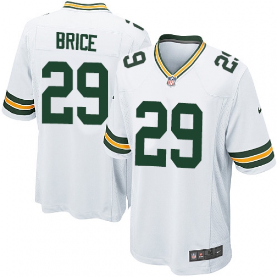 Men's Nike Green Bay Packers #29 Kentrell Brice Game White NFL Jersey - Ujersey