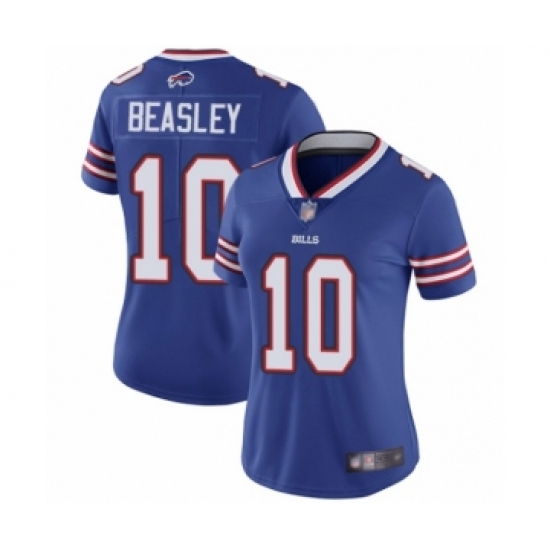 Women's Buffalo Bills #10 Cole Beasley Royal Blue Team Color Vapor Untouchable Elite Player Football Jersey - Ujersey